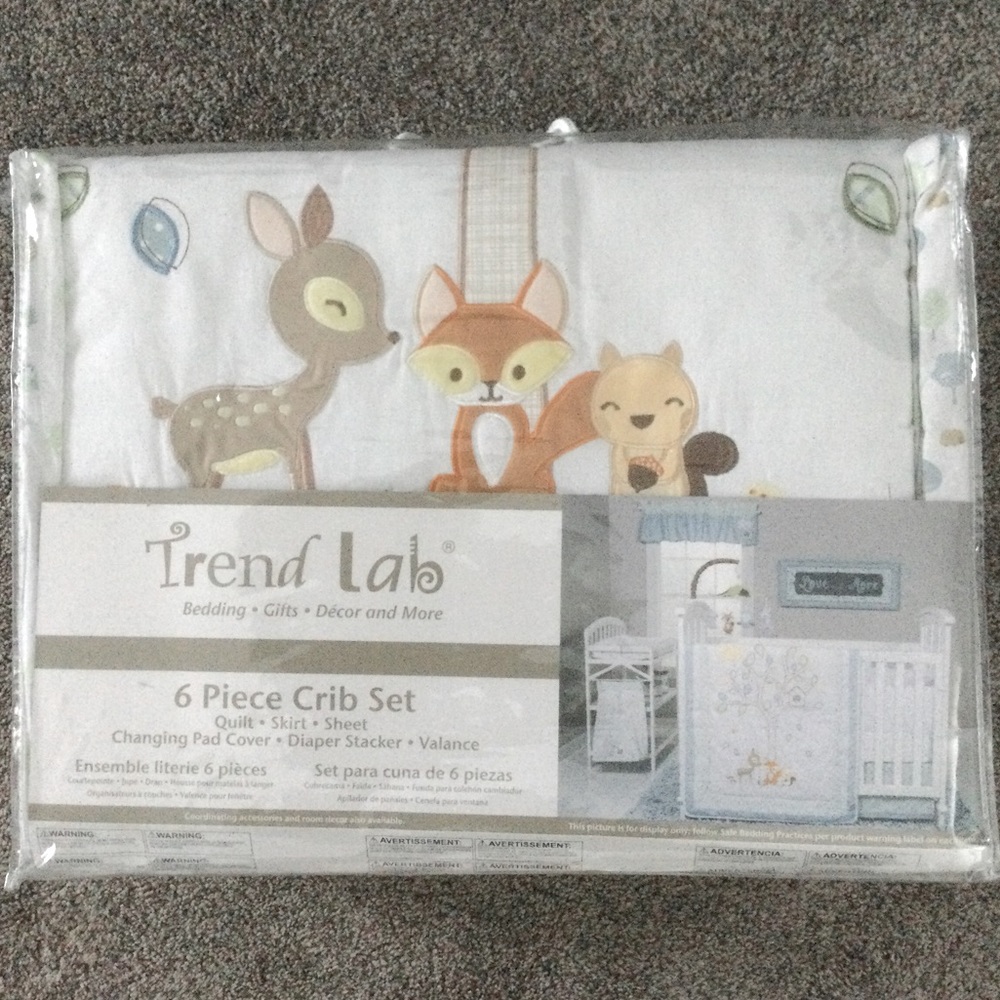 6 piece crib set